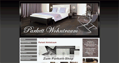 Desktop Screenshot of parkett-wohntraum.ch